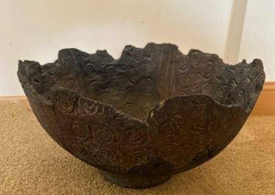 Tony Evans large pottery bowl.